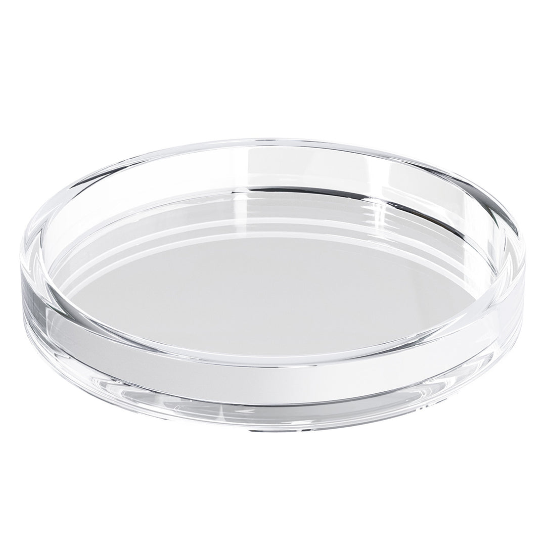 Base de tasse de lavage ronde, transparente